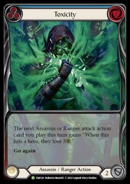 Toxicity (Blue) (Extended Art Rainbow Foil) - FAB Promos