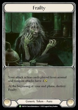 Frailty (Extended Art Rainbow Foil) - FAB Promos