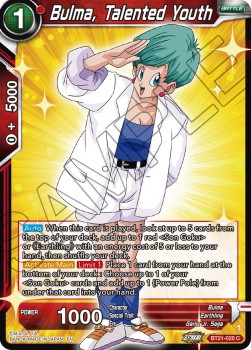 Bulma, Talented Youth - Wild Resurgence