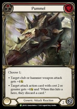 Pummel (Red) (Cold Foil) - Judge Promos