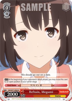 Refrain, Megumi - Saekano: How to Raise a Boring Girlfriend. flat
