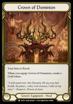 Crown of Dominion (Cold Foil Golden) - FAB Promos