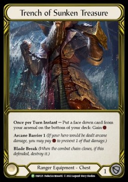 Trench of Sunken Treasure (Cold Foil Golden) - FAB Promos