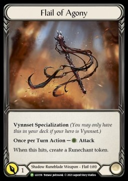Flail of Agony (Cold Foil) - LGS Promos