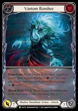 Vantom Banshee (Red) (Extended Art Rainbow Foil) - LGS Promos