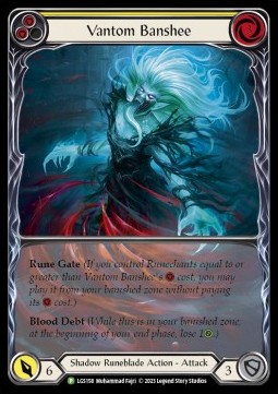 Vantom Banshee (Yellow) (Extended Art Rainbow Foil) - LGS Promos