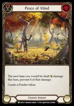 Peace of Mind (Red) (Rainbow Foil) - FAB Promos