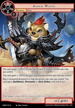 Armed Weasel - Crimson Moon's Battleground