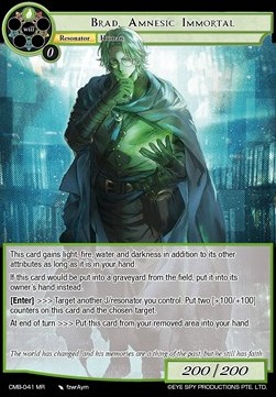 Brad, Amnesic Immortal - Crimson Moon's Battleground