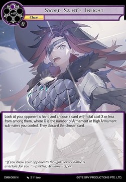 Sword Saint's Insight - Crimson Moon's Battleground