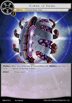 Cowrie of Gears - Crimson Moon's Battleground