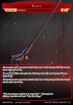 Rapier - Crimson Moon's Battleground