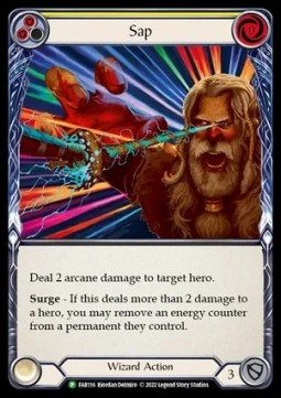 Sap (Yellow) (Rainbow Foil) - FAB Promos