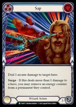 Sap (Blue) (Rainbow Foil) - FAB Promos