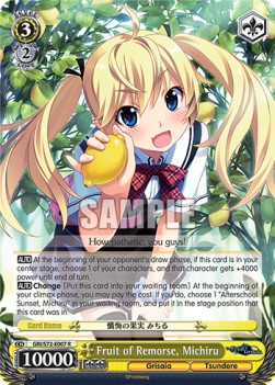 Fruit of Remorse, Michiru (V.1 - Rare) - The Fruit of Grisaia