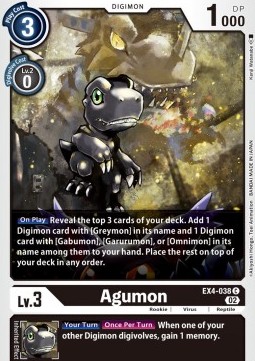 Agumon (EX4-038) - Alternative Being