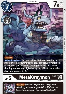 MetalGreymon (EX4-045) - Alternative Being