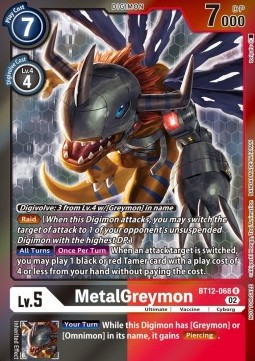 MetalGreymon (BT12-068) - Tamer Party Event Promos