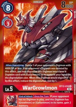 WarGrowlmon (BT12-016) - Tamer Party Event Promos