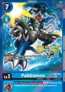 Paildramon (BT3-027) (V.1) - Championship 2023 Promos