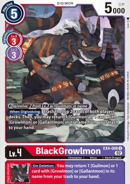BlackGrowlmon (EX4-008) - Alternative Being