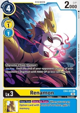 Renamon (EX4-024) - Alternative Being