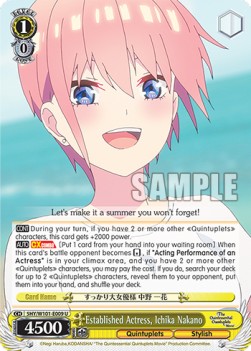 Established Actress, Ichika Nakano (V.1 - Uncommon) - The Quintessential Quintuplets Movie