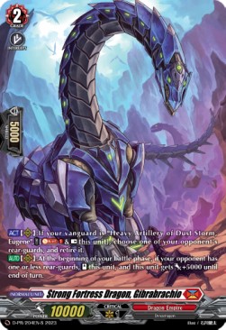 Strong Fortress Dragon, Gibrabrachio [D Format] (V.3 - Promo) - D-Promos