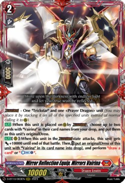 Mirror Reflection Equip, Mirrors Vairina [D Format] (V.1 - Triple Rare) - Dragon Masquerade