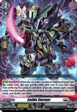 Solide Sturmer [D Format] (V.1 - Double Rare) - Dragon Masquerade
