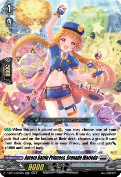 Aurora Battle Princess, Grenade Marieda [D Format] (V.1 - Double Rare) - Dragon Masquerade