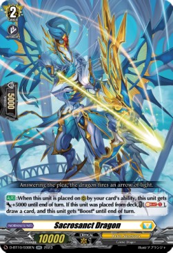 Sacrosanct Dragon [D Format] (V.1 - Double Rare) - Dragon Masquerade