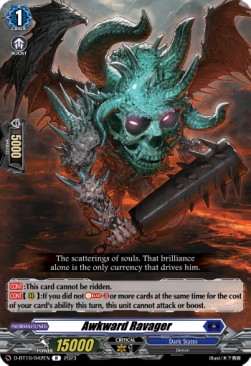 Awkward Ravager [D Format] (V.1 - Rare) - Dragon Masquerade