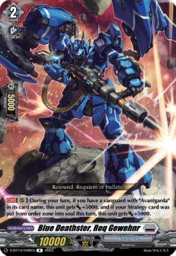 Blue Deathster, Req Gewehnr [D Format] (V.1 - Rare) - Dragon Masquerade