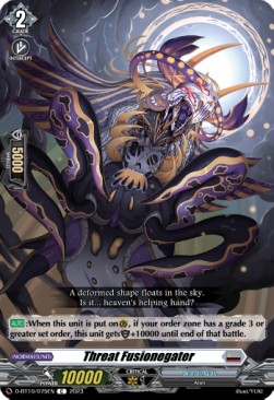 Threat Fusionegater [D Format] - Dragon Masquerade