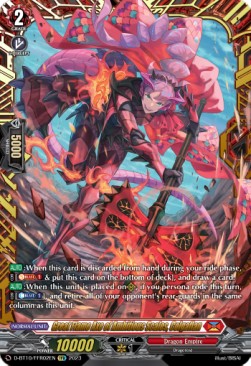 Great Flame Axe of Ambitious Scales, Colgaflan [D Format] (V.2 - Feature Rare) - Dragon Masquerade