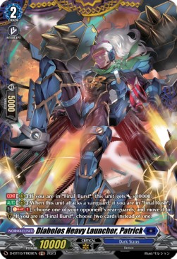 Diabolos Heavy Launcher, Patrick [D Format] (V.2 - Feature Rare) - Dragon Masquerade