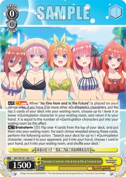 Quintuplets in Swimsuits, Ichika & Nino & Miku & Yotsuba & Itsuki (V.1 - Common) - The Quintessential Quintuplets Movie