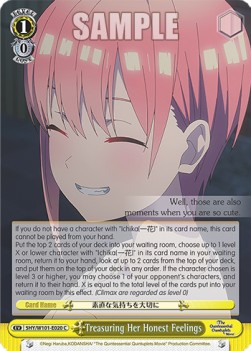 Treasuring Her Honest Feelings (V.1 - Common) - The Quintessential Quintuplets Movie
