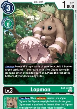 Lopmon (EX4-034) - Alternative Being