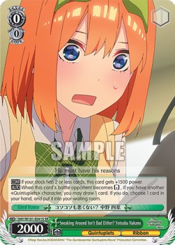Sneaking Around Isn't Bad Either? Yotsuba Nakano (V.2 - Super Rare) - The Quintessential Quintuplets Movie