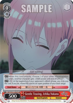 Gentle Teasing, Ichika Nakano (V.2 - Super Rare) - The Quintessential Quintuplets Movie