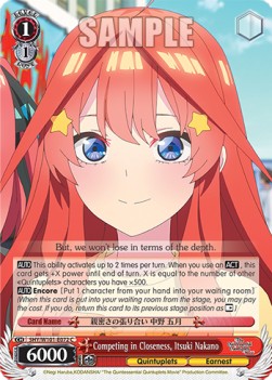 Competing in Closeness, Itsuki Nakano (V.1 - Common) - The Quintessential Quintuplets Movie