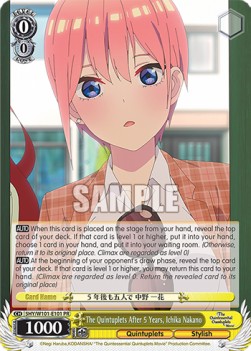 The Quintuplets After 5 Years, Ichika Nakano (V.1 - Promo) - The Quintessential Quintuplets Movie