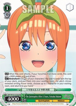 The Quintuplets After 5 Years, Yotsuba Nakano (V.1 - Promo) - The Quintessential Quintuplets Movie