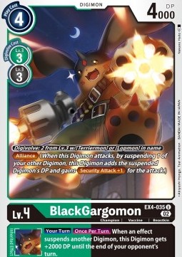 BlackGargomon (EX4-035) - Alternative Being