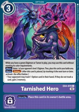 Tarnished Hero (EX4-070) - Alternative Being