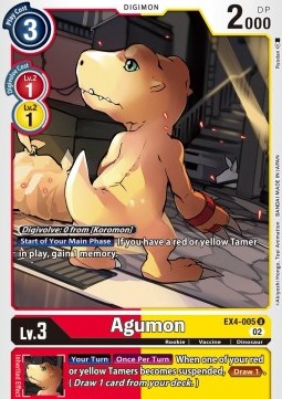 Agumon (EX4-005) - Alternative Being