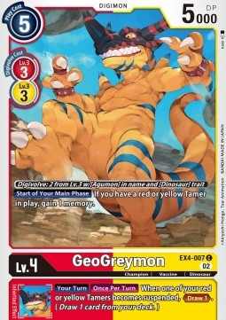 GeoGreymon (EX4-007) - Alternative Being