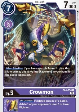 Crowmon (EX4-056) - Alternative Being